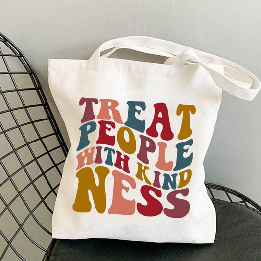 Printed One-shoulder Folded Bag Shopping Bag