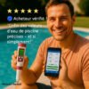 Testeur numérique de piscine – Appareil de mesure du pH et du chlore pour une analyse facile de l’eau