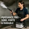 Nettoyeur vapeur professionnel pour usage domestique et commercial – 60 min d’autonomie, 16 accessoires et puissance vapeur maximale