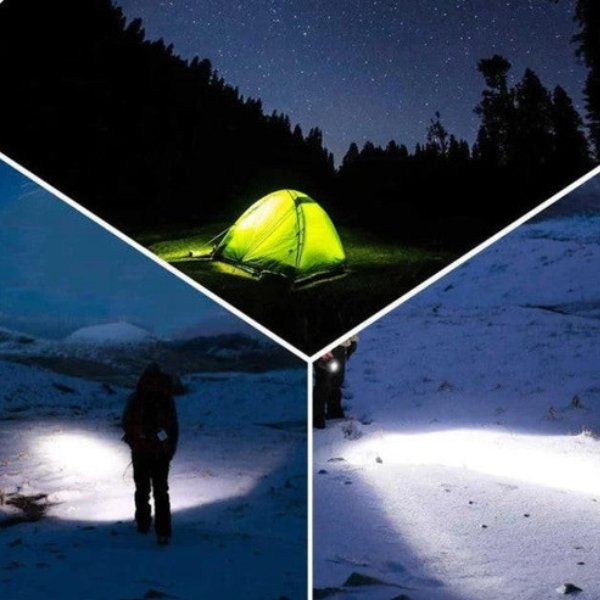 Lampe torche puissante LED rechargeable avec longue portée et lampes torches puissantes portatives