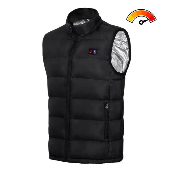 Gilet Chauffant Électrique pour Hommes et Femmes | Veste Isolante Légère à Ajustement Réglable – Idéale pour les Activités Extérieures et le Froid