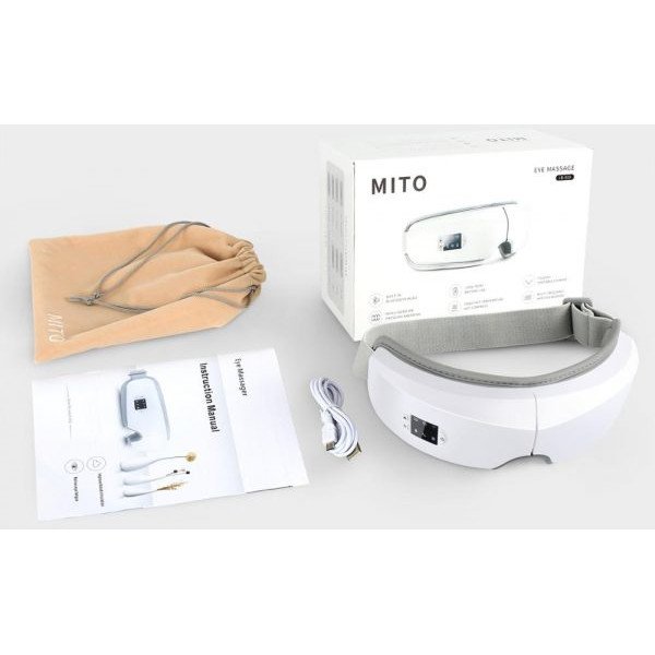 Masque oculaire massant pour relaxation et confort, idéal pour soulager les tensions oculaires et améliorer le bien-être