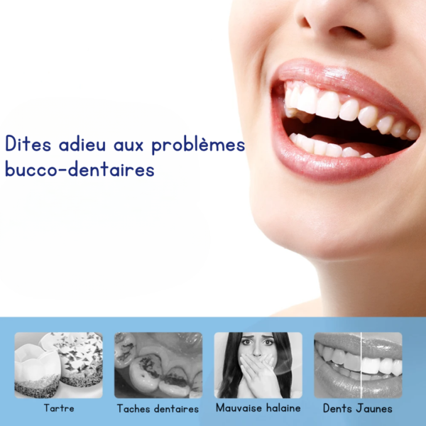 Grattoir dentaire ultrason puissant pour enlever le tartre dent et la plaque – comment enlever le tartre sur les dents efficacement chez soi