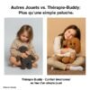 Chien en peluche apaisant Thérapie-Buddy – Aide les enfants anxieux, hyperactifs ou ayant des troubles du sommeil à se sentir en sécurité