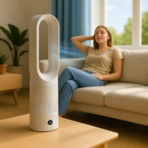 2-14-4.jpg Chauffage soufflant, refroidisseur d’air et purificateur d’air 3-en-1 pour un air pur et des températures agréables dans les pièces à vivre