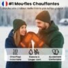 2-3-1.jpg Moufles chauffantes d’hiver – Gants chauffants imperméables et rechargeables pour l’extérieur, le golf et le ski