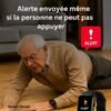 Smartwatch d’urgence avec GPS et détection des chutes – Un compagnon fiable pour les seniors avec fonction SOS