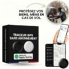 Traceur GPS sans abonnement pour voiture et moto, balise aimantée compatible iPhone et Android