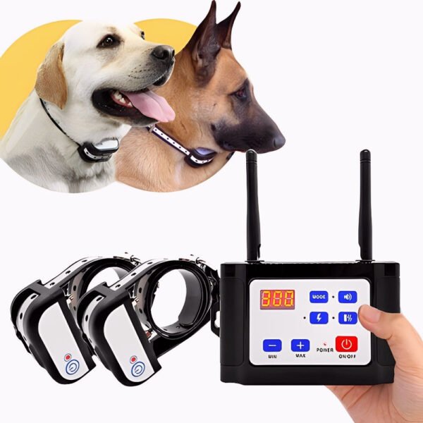 2-In-1WirelessDogFence_TrainingCollar_1__magic_1_ad84820b-cfc2-4301-bb1c-42b1305eddd4.jpg Clôture pour chien électrique sans fil – Collier anti fugue et clôture électronique sécurisée pour animaux