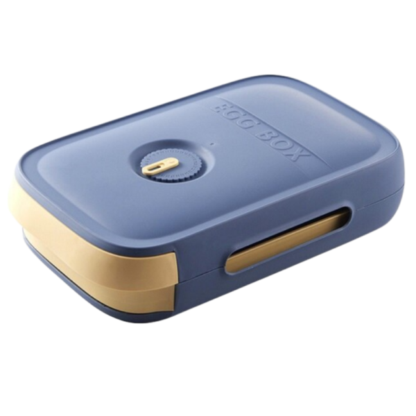 Boîte de rangement d’œufs à tiroir en plastique transparent pour réfrigérateur et cuisine, 18 œufs.