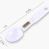 Cuillère peseuse numérique, balance cuillère de précision pour mesurer ingrédients, cuillère mesure électronique avec affichage LED pour cuisine