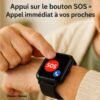 Smartwatch d’urgence avec GPS et détection des chutes – Un compagnon fiable pour les seniors avec fonction SOS