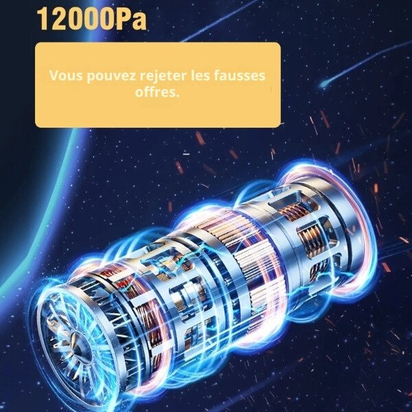 PowerClean : aspirateur à main avec batterie Idéal pour la voiture et la maison