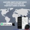 Traceur GPS sans abonnement pour voiture et moto, balise aimantée compatible iPhone et Android