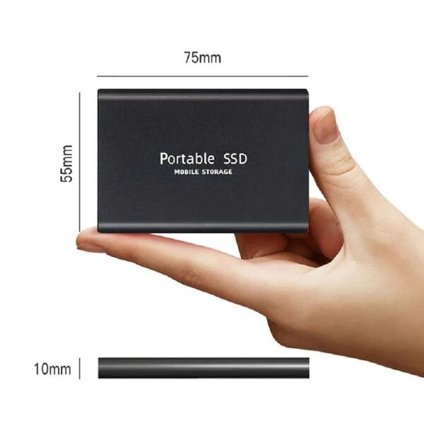 Disque Dur Externe SSD Ultra-Rapide | Stockage Compact 1 To | Idéal pour Sauvegarde et Transfert de Données