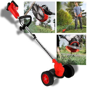 Coupe-bordures électrique sans fil 3 en 1 – coupe-herbe à batterie pour entretien jardin cocoon