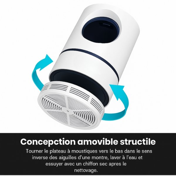 Piège à Insectes UV – Tue-Moustiques et Mouches Intérieur/Extérieur pour un Contrôle Efficace des Nuisibles