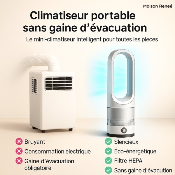 Chauffage soufflant, refroidisseur d’air et purificateur d’air 3-en-1 pour un air pur et des températures agréables dans les pièces à vivre