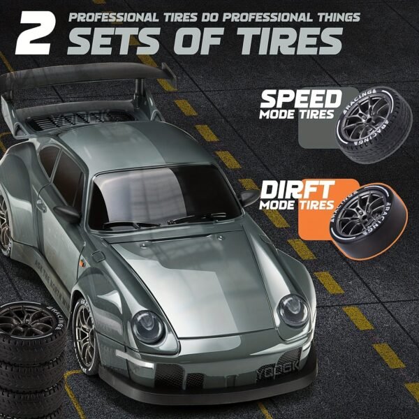 Voiture de Drift Télécommandée 1/24 avec Effets de Fumée – Modèle Radiocommandé pour Amateurs de Vitesse