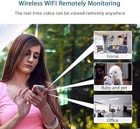 Caméra de surveillance extérieure sans fil HD 1080p – sécurité WiFi pour maison et jardin