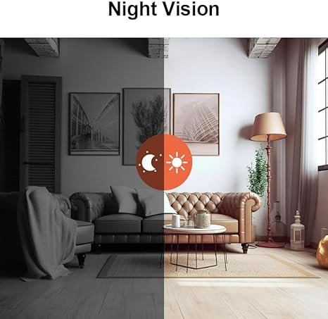 Caméra de surveillance extérieure sans fil HD 1080p – sécurité WiFi pour maison et jardin