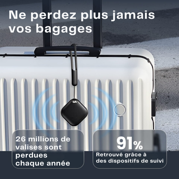 53.png Traceur GPS compact étanche avec alerte antivol pour clés, sacs, bagages et objets personnels