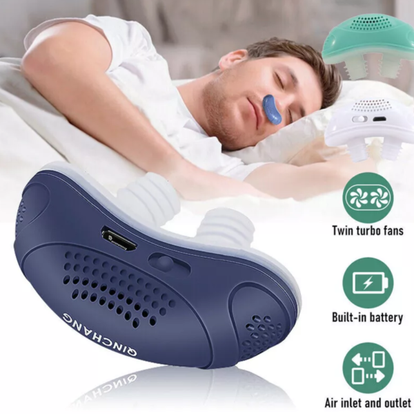 Appareil CPAP compact pour respirer la nuit, matériel discret contre l’apnée du sommeil