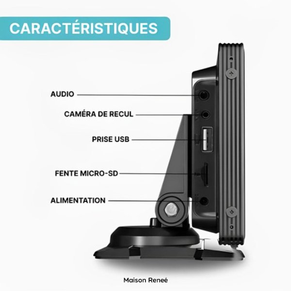 Écran CarPlay pour voiture compatible Apple et Android avec fonction radio intégrée