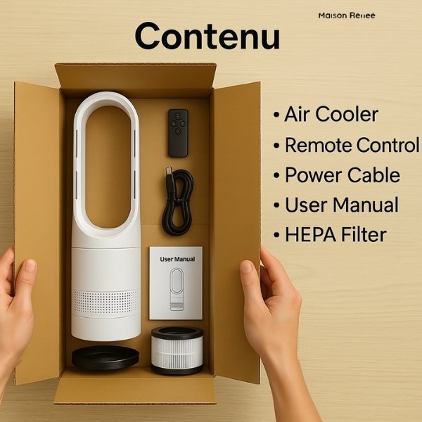 6-31.jpg Rafraîchisseur d’air 3-en-1 AirPure – climatiseur mobile sans évacuation avec purificateur UV