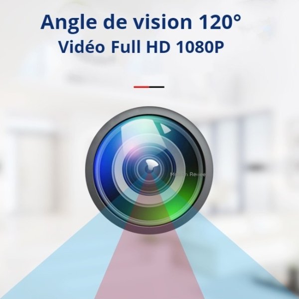 Caméra espion miniature sans fil avec détection PIR et autonomie longue durée autonome