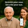 Smartwatch d’urgence avec GPS et détection des chutes – Un compagnon fiable pour les seniors avec fonction SOS
