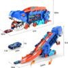 Mega Camion Dino – Transporteur Transformable pour Course et Aventure des Enfants