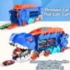 Mega Camion Dino – Transporteur Transformable pour Course et Aventure des Enfants