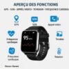 Smartwatch d’urgence avec GPS et détection des chutes – Un compagnon fiable pour les seniors avec fonction SOS