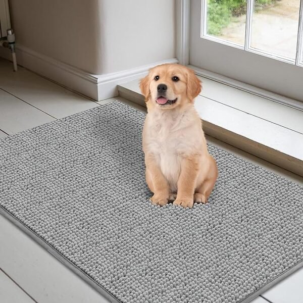 9169z2a1jSL._AC_SX679_9d010326-05a8-4e97-bfe6-1d29849f08da.jpg Tapis attrape-saleté pour chiens, tapis absorbant pour pattes avec surface douce Petite Pattoune
