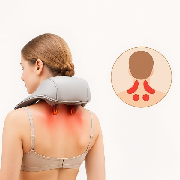 Masseur Cervical Nuque Électrique | Soulagement de la Douleur et Détente à Domicile ou au Bureau