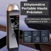 Ethylotest portable de précision sans contact, détecteur d’alcoolémie efficace pour test d’alcool dans l’air expiré, testeur de conduite sécurisé