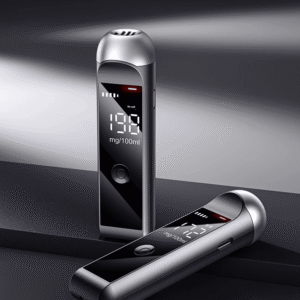 Ethylometre_Portable-2.png Ethylotest portable de précision sans contact, détecteur d’alcoolémie efficace pour test d’alcool dans l’air expiré, testeur de conduite sécurisé