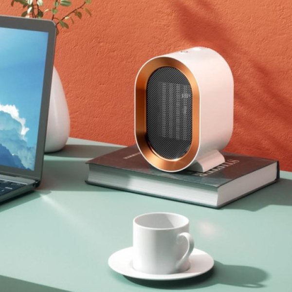 Chauffage d’appoint électrique mobile économique – Petit radiateur céramique basse consommation, idéal pour salle de bain