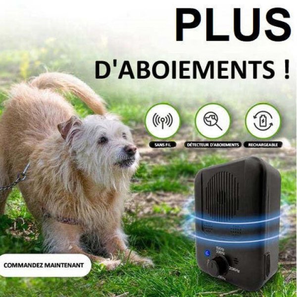 Anti Aboiement Chien Ultrason: Système Extérieur Longue Portée Ultra Puissant, Appareil Ultrason Pour Chiens