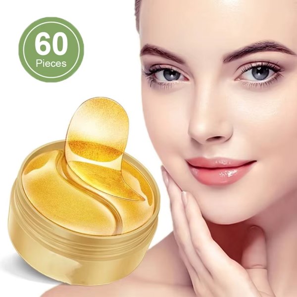 Patch Anti-Cernes Efficace pour Yeux Fatigués, Meilleur Patch Yeux Hydratant et Réducteur de Cernes, Soin Apaisant et Revitalisant pour Regard Éclatant