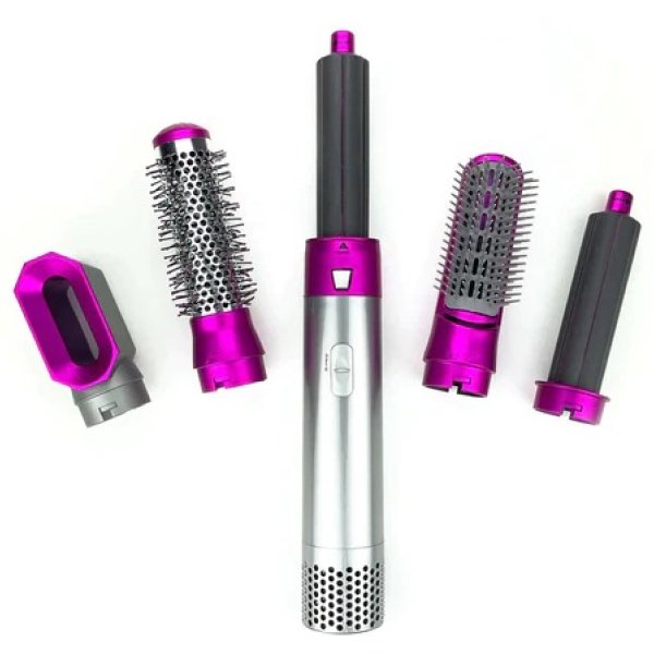 Sèche-cheveux 5 en 1 avec air styler magic twist – Appareil cheveux multifonction pour brushing, lissage et boucles parfaites