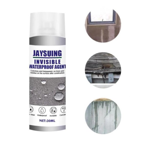 Spray Étanchéité Extérieur – Répare Fissures de Murs avec Agent Invisible Waterproof et Protection Durable
