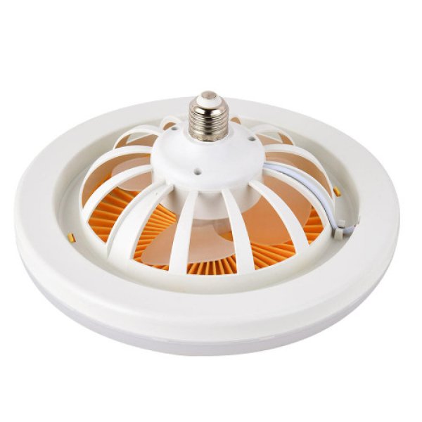 Ventilateur de Plafond avec Lampe Intégrée et Douille E27 – Luminaire Polyvalent pour Intérieur Silencieux