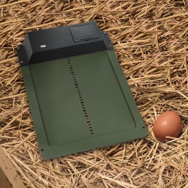 Portier Automatique pour Poulailler avec Trappe Solaire – Porte Électronique Sécurisée pour Poules