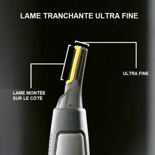 Tondeuse Nez Oreilles et Narines, Coupe Poils du Nez, Rasoir Oreille et Nez Homme Compact et Précis