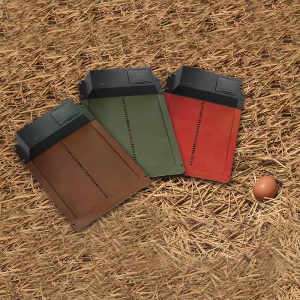 Portier Automatique pour Poulailler avec Trappe Solaire – Porte Électronique Sécurisée pour Poules