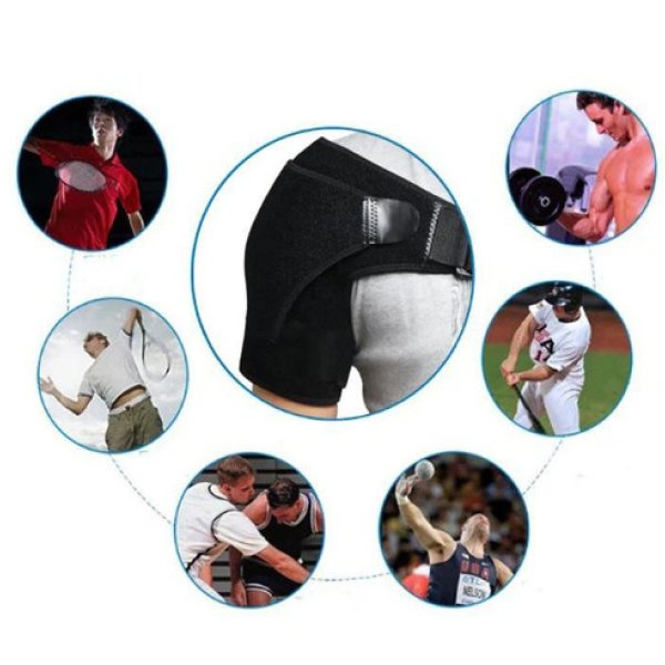 Attelle Épaule Sport & Immobilisation pour Luxation – Support Ergonomique avec Strap de Maintien et Stabilisation