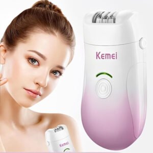 Épilateur Électrique pour Visage et Corps avec Tête Interchangeable et Fonction Étanche | Idéal pour Épilation à Domicile