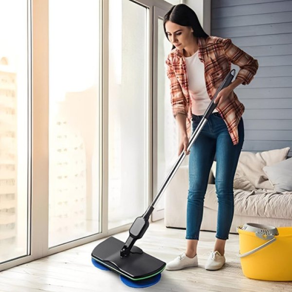 Brosse électrique sans fil pour carrelage et salle de bain avec machine à nettoyer les joints